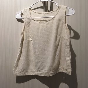 Handmade Silk Noil Willow Tank Grainline Studio